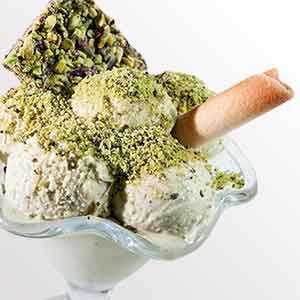 Il gelato al pistacchio di Bronte