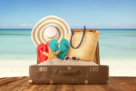La valigia perfetta per la vacanza al mare