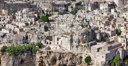 Il Sasso Caveoso a Matera, Città della Cultura 2019.